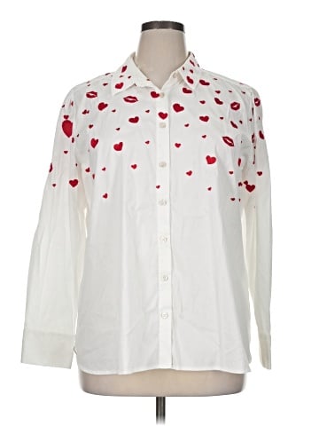 Chico's Long Sleeve Button-Down Shirt (view 1)
