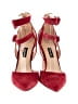 Nine West 100% Leather Red Heels Size 8 - photo 2