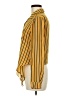 Guess 100% Polyester Stripes Yellow Long Sleeve Blouse Size M - photo 5