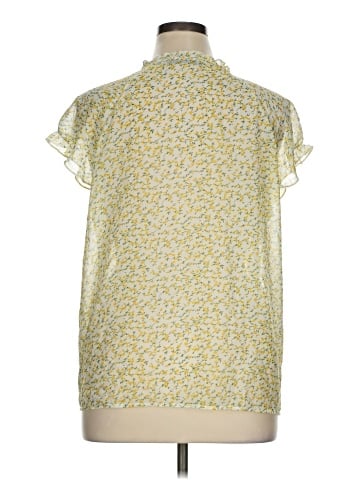 Allegra K Short Sleeve Blouse (view 2)