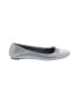 Coach Metallic Silver Flats Size 11 - photo 1