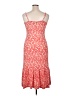 Roxy Checkered-gingham Floral Paisley Polka Dots Red Casual Dress Size XL - photo 2