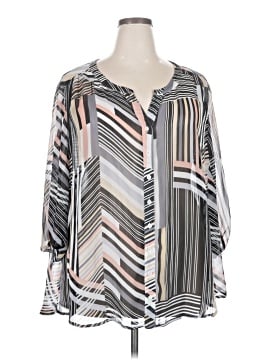 Ulla Popken Long Sleeve Blouse (view 1)