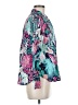 Talbots 100% Cotton Print Teal Long Sleeve Blouse Size M (petite) - photo 4
