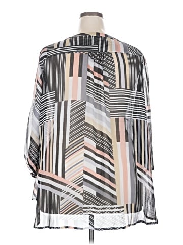Ulla Popken Long Sleeve Blouse (view 2)