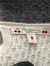 Bonpoint 100% Cashmere Solid Ivory Cashmere Pullover Sweater Size 6 - photo 3
