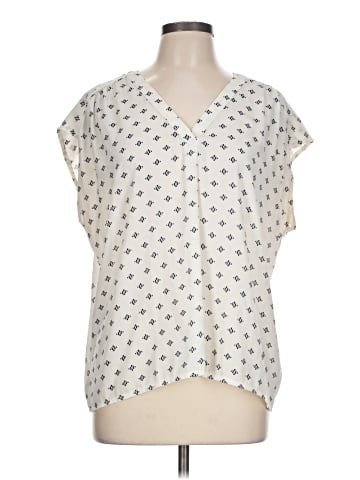 Ann Taylor Factory Short Sleeve Blouse (view 1)