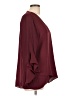 Vince Camuto 100% Polyester Burgundy Long Sleeve Blouse Size L - photo 4