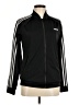 Adidas 100% Polyester Stripes Black Track Jacket Size M - photo 1
