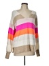 Ann Taylor LOFT Color Block Ivory Pullover Sweater Size L - photo 1
