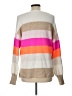 Ann Taylor LOFT Color Block Ivory Pullover Sweater Size L - photo 2