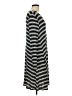 Mud Pie Stripes Gray Casual Dress Size L - photo 4