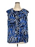 Anne Klein Blue Sleeveless Blouse Size 3X - photo 1