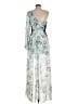 BCBGMAXAZRIA 100% Polyester Silver Blue Cocktail Dress Size 6 - photo 2