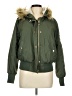 Forever 21 100% Polyester Solid Green Jacket Size M - photo 1