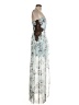 BCBGMAXAZRIA 100% Polyester Silver Blue Cocktail Dress Size 6 - photo 4