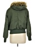 Forever 21 100% Polyester Solid Green Jacket Size M - photo 2