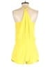 Fabletics 100% Polyester Solid Yellow Romper Size XS - photo 2