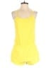 Fabletics 100% Polyester Solid Yellow Romper Size XS - photo 1