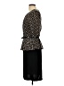 Connected Apparel Chevron-herringbone Black Cocktail Dress Size 10 - photo 5