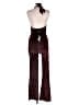 Motel Metallic Burgundy Jumpsuit Size S - photo 2