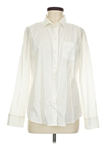 J.Crew Factory Store Long Sleeve Button-Down Shirt (view 1)