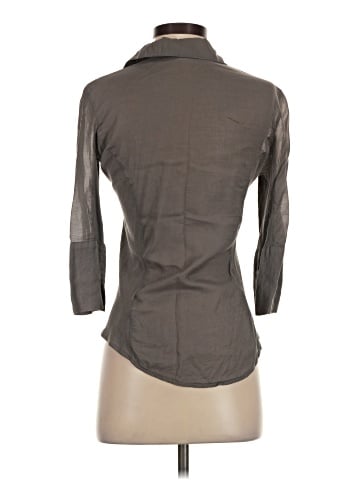 James Perse 3/4 Sleeve Button-Down Shirt (view 2)