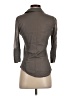 James Perse Gray 3/4 Sleeve Button-Down Shirt Size Sm (1) - photo 2