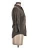 James Perse Gray 3/4 Sleeve Button-Down Shirt Size Sm (1) - photo 4
