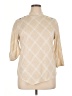 Adrienne Vittadini Tan 3/4 Sleeve Top Size XL - photo 1