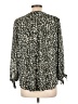 Monday Fun 100% Polyester Animal Print Green 3/4 Sleeve Blouse Size XL - photo 2