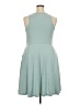 Torrid Solid Teal Casual Dress Size 3X Plus (3) - photo 2