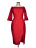 Zara Basic Red Cocktail Dress Size L - photo 1