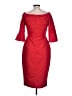 Zara Basic Red Cocktail Dress Size L - photo 2
