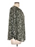 Monday Fun 100% Polyester Animal Print Green 3/4 Sleeve Blouse Size XL - photo 4