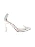 BCBGeneration Metallic Silver White Heels Size 8 - photo 1
