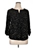 Roz & Ali Black 3/4 Sleeve Blouse Size XL - photo 1