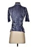 Pilcro Blue Short Sleeve Turtleneck Size XXS - photo 2