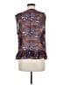CAbi 100% Polyester Blue Sleeveless Blouse Size M - photo 2