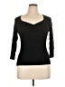 Candie's Black 3/4 Sleeve Top Size XL - photo 1