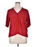 Sag Harbor 100% Polyester Red Cardigan Size XL - photo 1