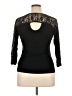 Candie's Black 3/4 Sleeve Top Size XL - photo 2