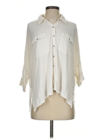 We the Free 3/4 Sleeve Button-Down Shirt (view 1)