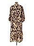 She + Sky 100% Polyester Brown Kimono Size L - photo 2