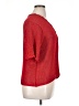 Sag Harbor 100% Polyester Red Cardigan Size XL - photo 4