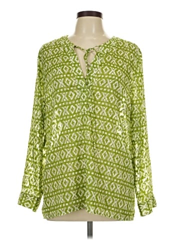 Chico's Long Sleeve Blouse (view 1)