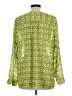 Chico's 100% Polyester Green Long Sleeve Blouse Size Lg (2) - photo 2