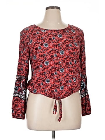 Sara Michelle Long Sleeve Blouse (view 1)