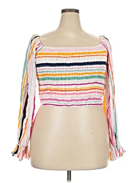 Eloquii Elements 3/4 Sleeve Blouse