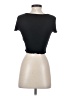 Shein Black Short Sleeve Turtleneck Size 4 - photo 2